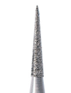 Diamantový vrtáček na zirkon, špička, do mikromotoru, střední zrnitost, Ø 1,8 mm