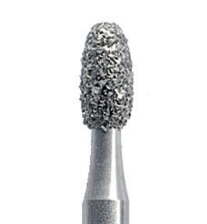 Diamantový vrtáček na zirkon, vajíčko, do mikromotoru, jemná zrnitost, Ø 2,3 mm