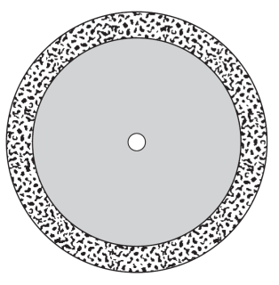 Diamantový disk se sintrovaným okrajem