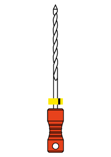Červený K-reamer 28 mm