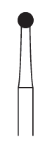 Růžicový vrták, kulička, příčný řez, do modrého kolénka, Ø 1,6 mm