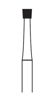 Tvrdokovová finírka, obrácený kónus, do mikromotoru, Ø 1,4 mm