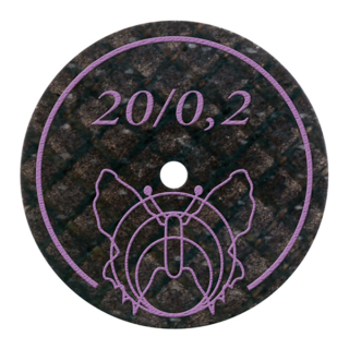 Řezací disk s diamantem na porcelán, Ø 20 mm, tloušťka 0,2 mm