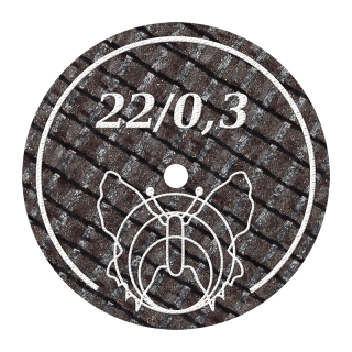 Řezací disk na kovy, Ø 22 mm, tloušťka 0,3 mm