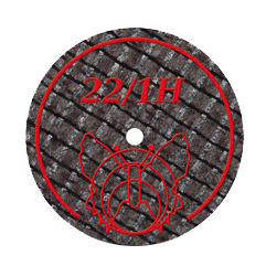 Řezací zesílený disk na kovy, Ø 22 mm, tloušťka 1 mm