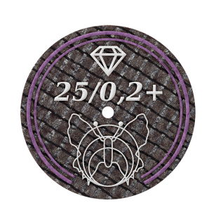 Řezací disk s diamantem na porcelán, Ø 25 mm, tloušťka 0,2 mm
