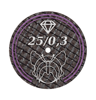 Řezací disk s diamantem na porcelán, Ø 25 mm, tloušťka 0,3 mm