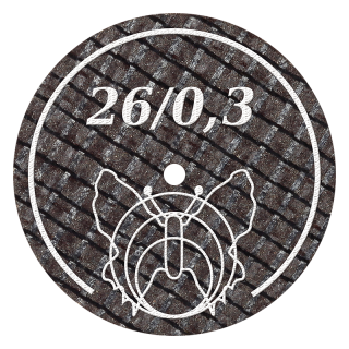 Řezací disk na kovy, Ø 26 mm, tloušťka 0,3 mm