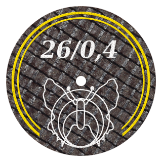 Řezací disk na kovy, Ø 26 mm, tloušťka 0,4 mm