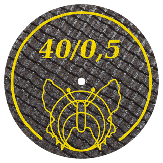 Řezací disk na kovy, Ø 40 mm, tloušťka 0,5 mm