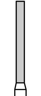 Diamantový vrtáček, modrý válec, dlouhý (L = 12 mm), do červeného kolénka, střední zrnitost, Ø 1,4 mm – 806 314 113 524 014