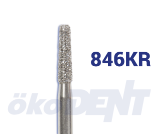 Diamantový vrtáček, černý kónus, oblé hrany (L = 6 mm), do červeného kolénka, velmi hrubá zrnitost, Ø 1,6 mm – 806 314 545 544 016