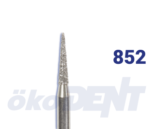 Diamantový vrtáček, červená špička, do mikromotoru, jemná zrnitost, Ø 1,2 mm – 806 104 164 514 012