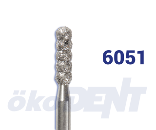 Diamantový vrtáček, zelený reducer (5 dílný), válec, do červeného kolénka, hrubá zrnitost, Ø 1,8 mm – 806 313 511 534 018