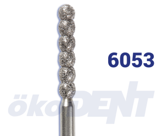 Diamantový vrtáček, modrý reducer (6 dílný), válec, do červeného kolénka, střední zrnitost, Ø 1,8 mm – 806 313 515 524 018