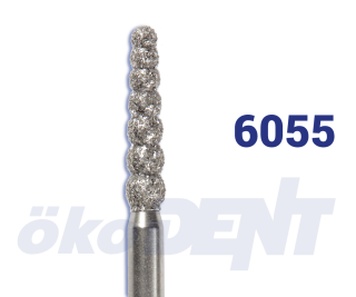 Diamantový vrtáček, zelený reducer (7 dílný), kónus, do mikromotoru, hrubá zrnitost, Ø 1,8 mm – 806 104 6055 534 018