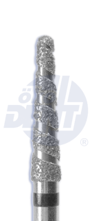 TURBO akrylová diamantová bruska, do mikromotoru, velmi hrubá zrnitost, Ø 2,1 mm