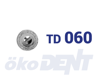 Modrý TURBO diamantový disk, do mikromotoru, střední zrnitost