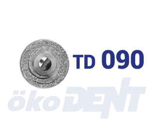Modrý TURBO diamantový disk, do mikromotoru, střední zrnitost