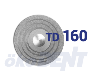 Modrý TURBO diamantový disk, do mikromotoru, střední zrnitost