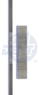 Modrý zoubkovaný diamantový pásek, šířka 3,75 mm, délka 147 mm, 900, střední zrnitost