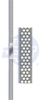 Modrý perforovaný diamantový pásek, šířka 3,75 mm, délka 147 mm, 900, střední zrnitost