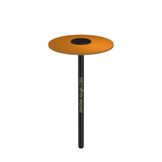 Leštící guma Panther s diamantem, čočka, hrubá zrnitost, Ø 26 × 2 mm