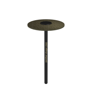 Leštící guma Panther s diamantem, čočka, hrubá zrnitost, Ø 26 × 2 mm