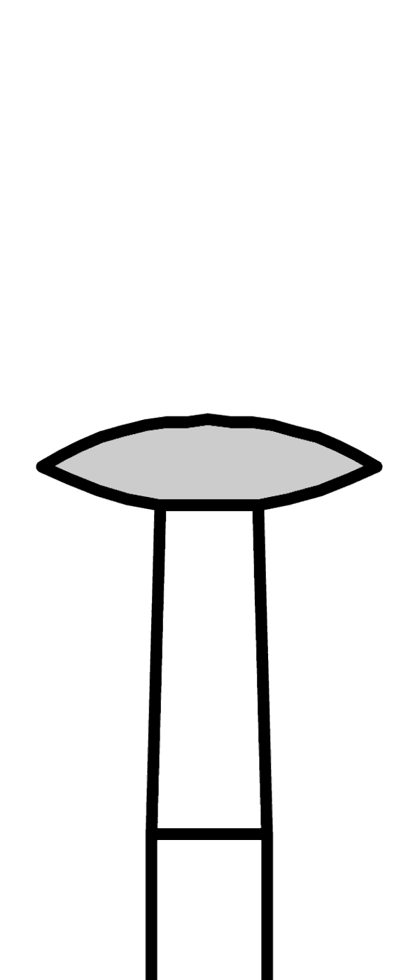 Diamantový vrtáček, modrá čočka, do červeného kolénka, střední zrnitost, Ø 5 mm – 806 314 304 524 050