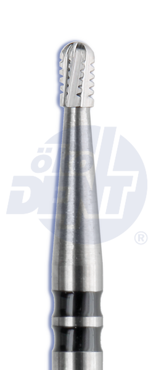 Tvrdokovový rozřezávač korunek, válec, oblý (L = 2,1 mm), do červeného kolénka, Ø 1 mm