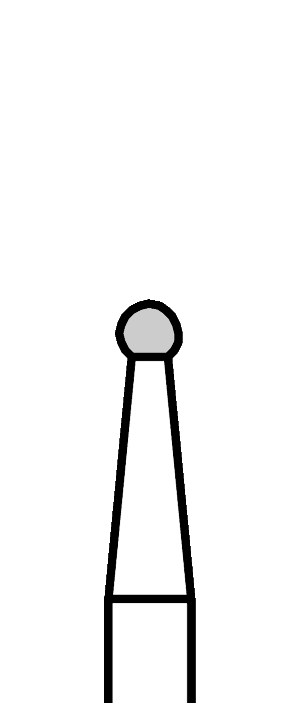 Růžicový vrtáček, kulička, do červeného kolénka, Ø 1,4 mm
