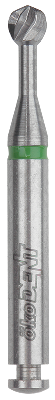 Růžicový vrtáček, kulička, úzký krček, do modrého kolénka, Ø 2,3 mm