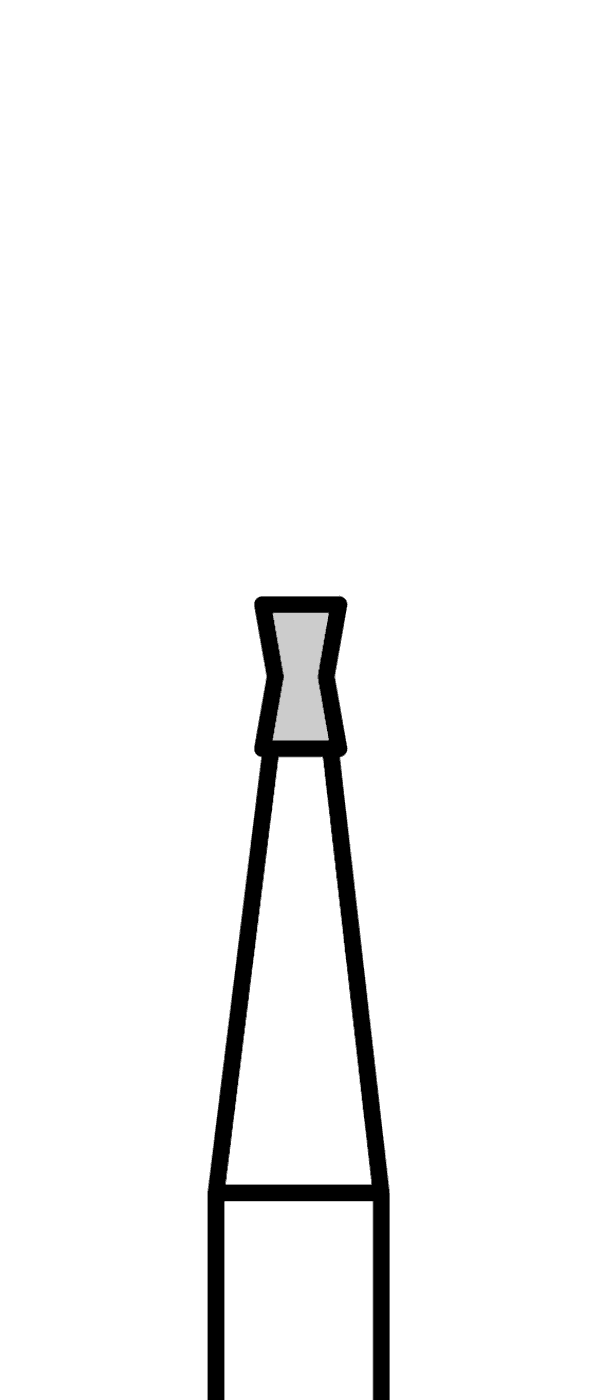 Diamantový vrtáček, modrý diabol, do mikromotoru, střední zrnitost, Ø 1 mm – 806 104 032 524 010