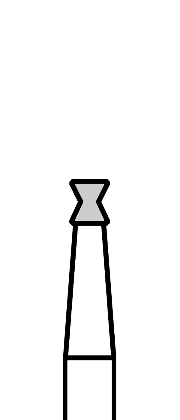 Diamantový vrtáček, zelený diabol, do červeného kolénka, hrubá zrnitost, Ø 1,4 mm – 806 314 032 534 014