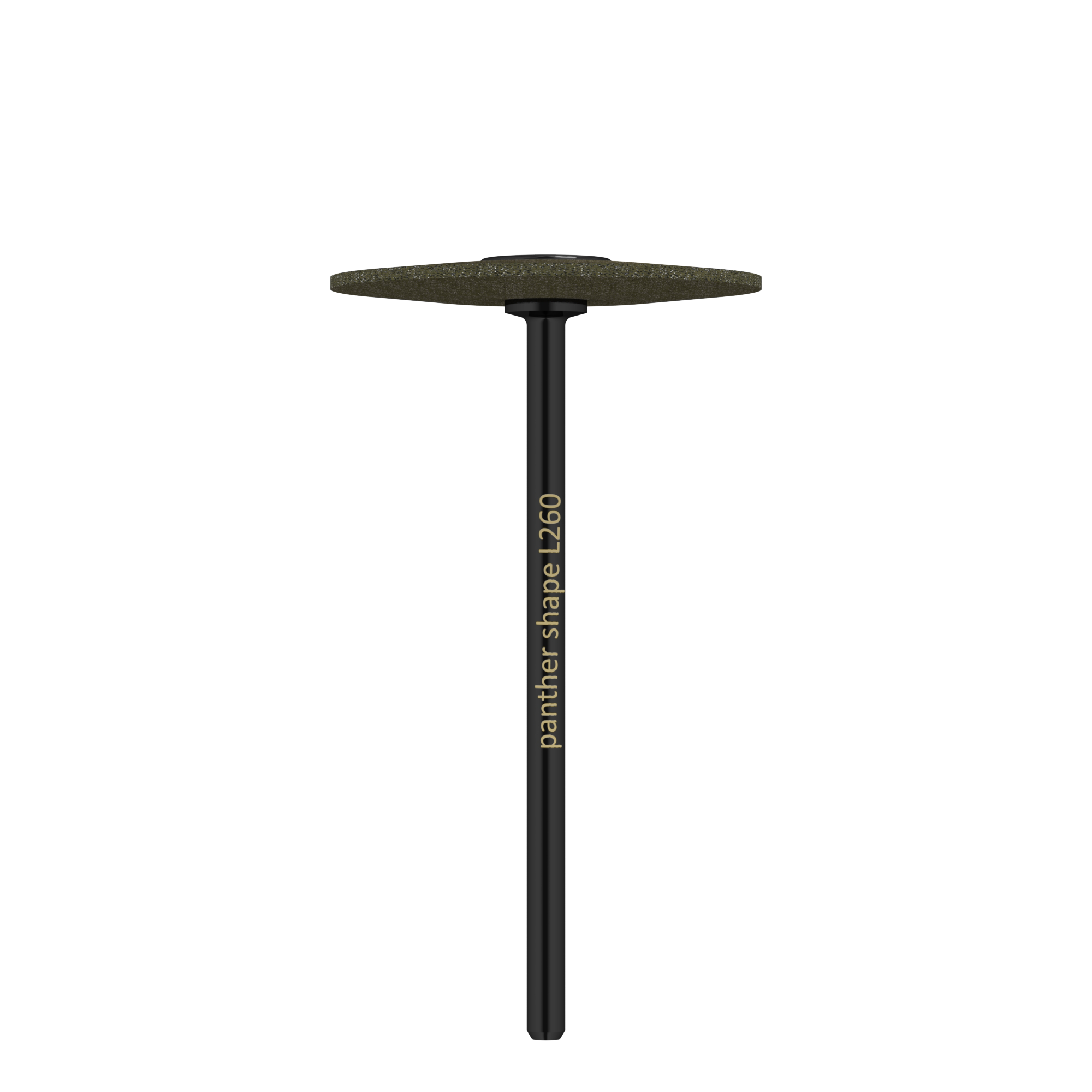 Leštící guma Panther s diamantem, čočka, hrubá zrnitost, Ø 26 × 2 mm